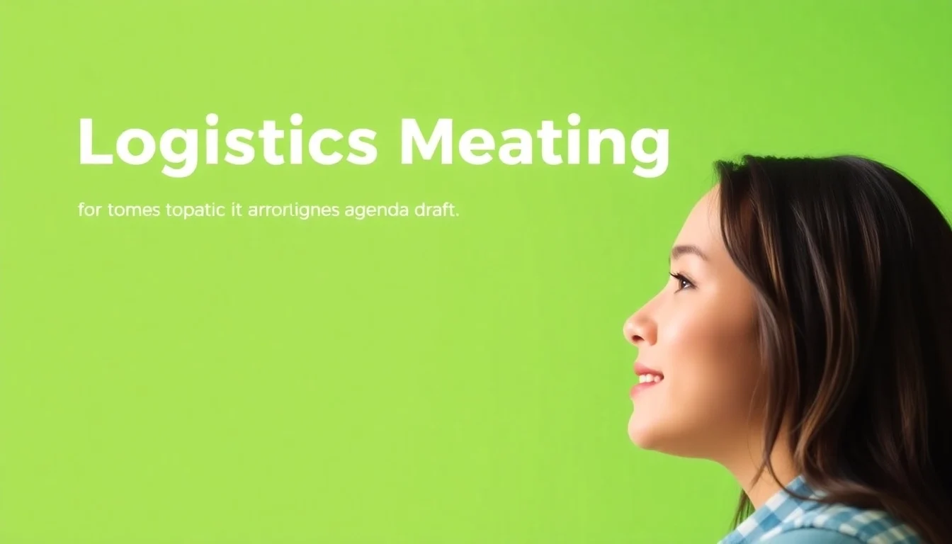 Streamline meeting agendas with our AI-powered ad copy generator, designed specifically for logistics professionals to optimize scheduling and increase productivity.
