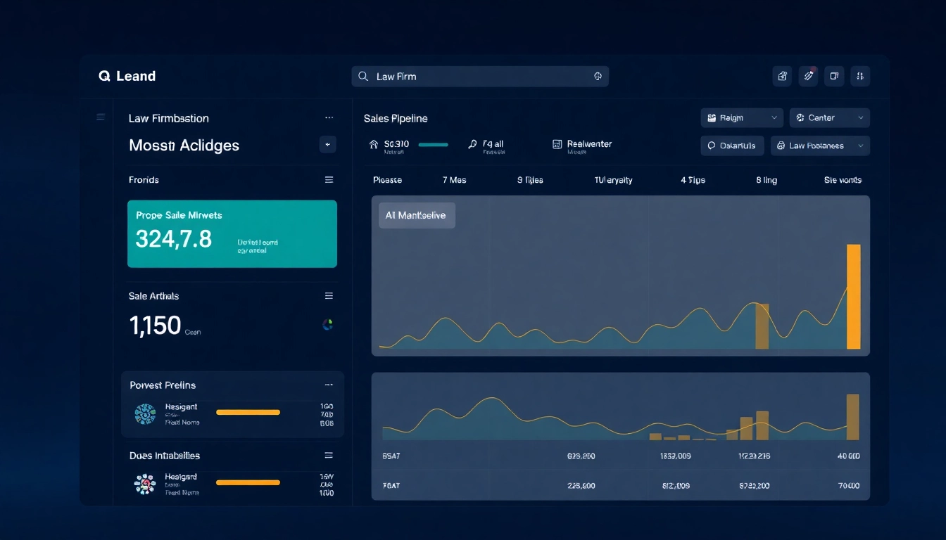 Streamline your law firm's sales pipeline with an AI-driven dashboard, providing real-time insights and actionable data to optimize case outcomes.