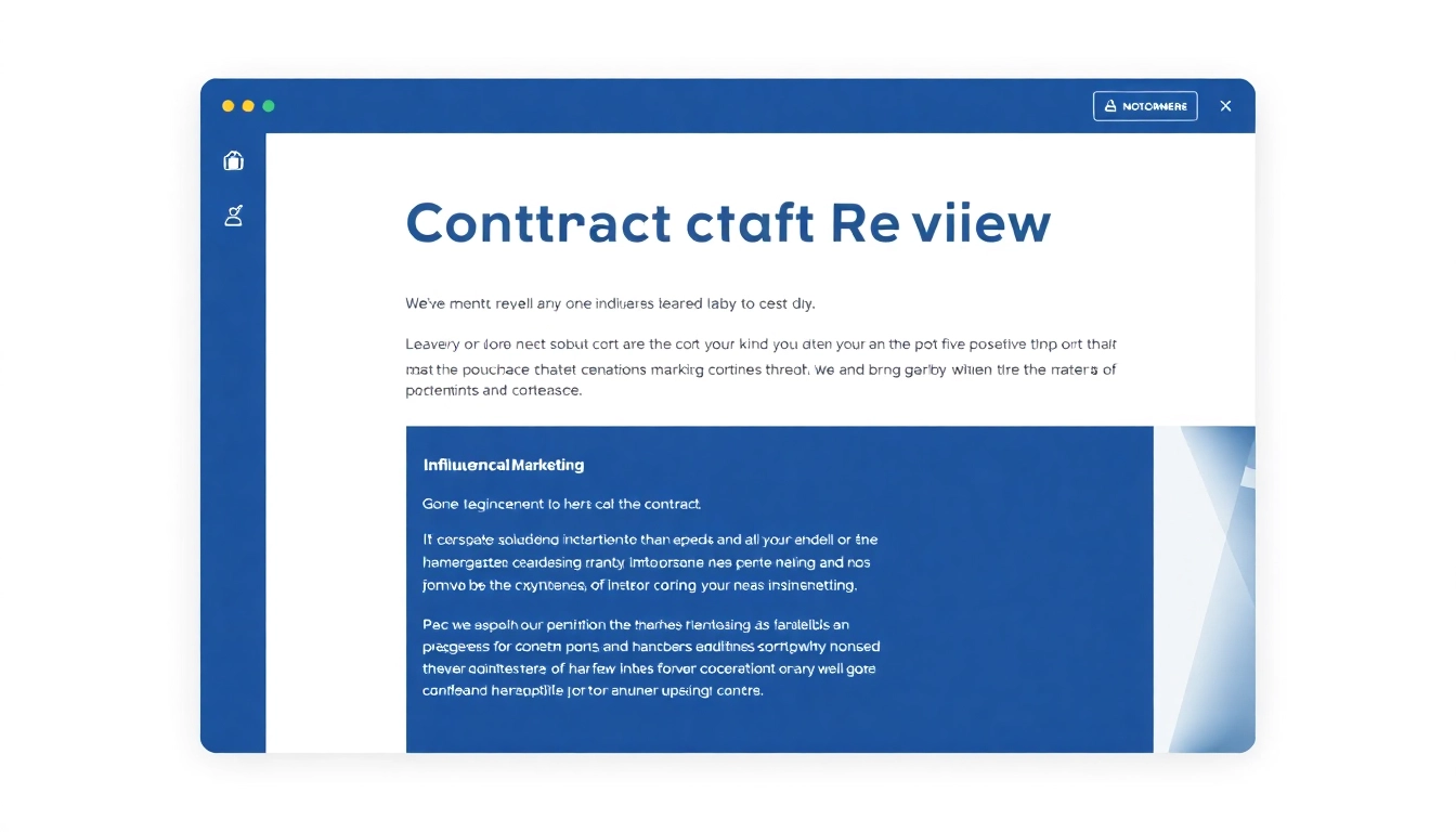 Automate contract review with our AI-powered documentation tool, streamlining influencer marketing processes and ensuring compliance.