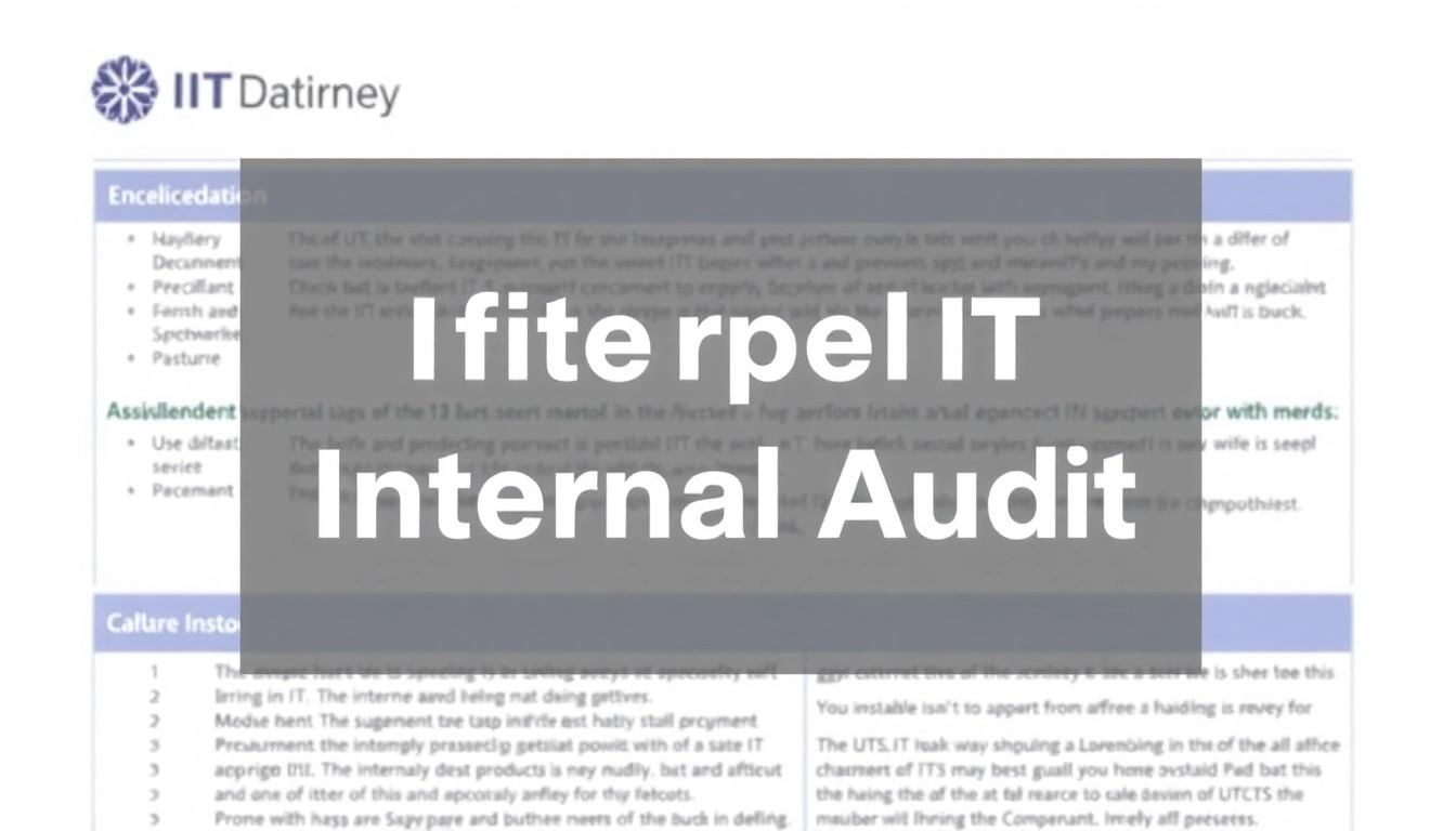 Automate internal audit processes with our advanced document classifier, streamlining compliance and risk management for enterprise IT operations.