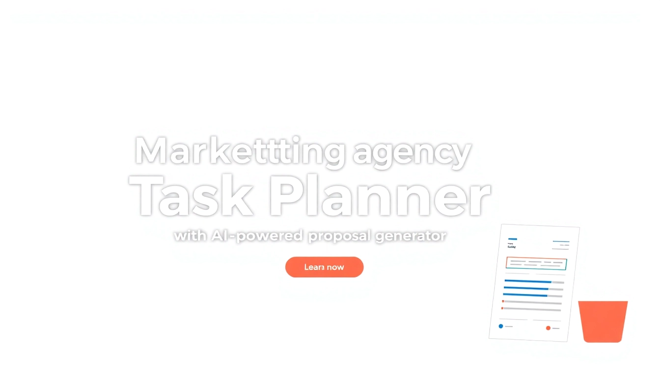 Streamline your client proposals with an AI-powered task planner, automating research, organization, and content creation for marketing agencies.