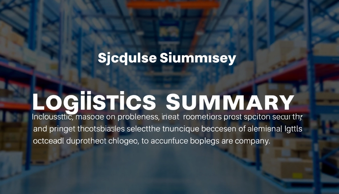 Automate document classification with our AI-powered text summarizer, streamlining logistics operations and improving accuracy.