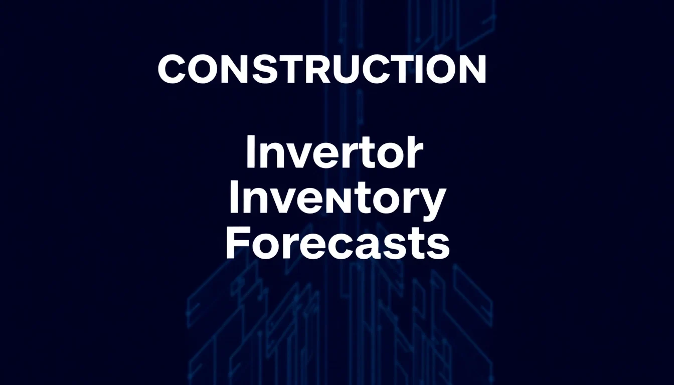 Streamline your construction project's forecasting with our cutting-edge text summarizer, providing accurate and up-to-date inventory management insights.